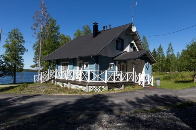Blue Cabin from outside