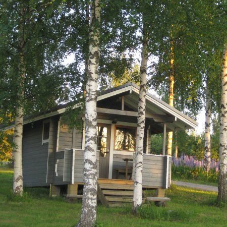summer shed cabin from outside