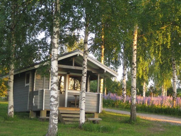 summer shed cabin from outside