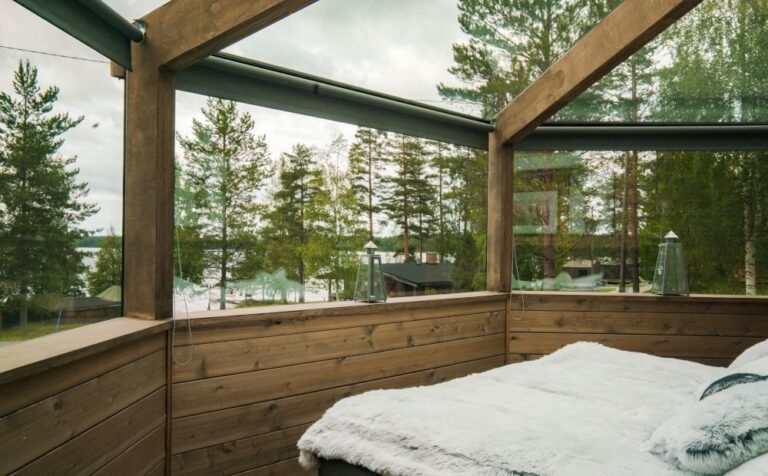 All Sky Aurora Glass igloo pictured from inside