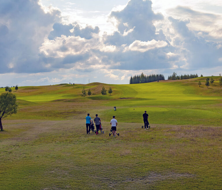 hyväkuntoinen golfkenttä
