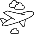 lentokone ikoni